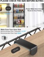 6 Tier Adjustable Baskets Over Door Pantry Organiser for Home Kitchen - Image 6