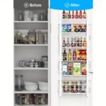 6 Tier Adjustable Baskets Over Door Pantry Organiser for Home Kitchen - Image 4