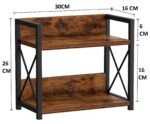 CARLA HOME 2-Tier Countertop Shelf Organizer Rustic Wood Kitchen Spice Rack for Storage, Condiments & Cabinet Organization - Image 7
