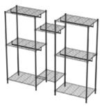 CARLA HOME Heavy Duty Clothing Garment Rack Organizer with Hanging Rods & Storage Shelves for Clothes, Shoes & Wardrobe - Image 10