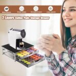 CARLA HOME K-Cup Coffee Pod Drawer for 72 Coffee Pods Storage for Home Kitchen Counter Organizer - Image 2