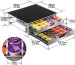 CARLA HOME K-Cup Coffee Pod Drawer for 72 Coffee Pods Storage for Home Kitchen Counter Organizer - Image 7