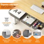 CARLA HOME 3â€‘Pack Under Desk Storage Drawers Hidden Pullâ€‘Out Organizer for Office & Home - Image 2