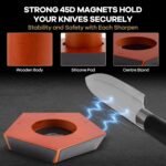 CARLA HOME Rolling Knife Sharpener Kit with 5 Magnetic Angles (12°/15°/17°/19°/22°) for Chef & Home Kitchen Use - Image 4