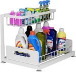 CARLA HOME 2 pack Under Sink Organiser with Sliding Drawers & 2 tier for Kitchen & Bathroom - Image 10