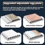 CARLA HOME 128 Egg Incubator with Automatic Turning, LED Display, Humidity & Temperature Control, Auto Water System & Built-in Egg Candler for Chicken, Duck, Quail, Goose - Image 5