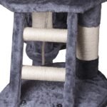 CARLA HOME 120cm Cat Tree for Indoor Cats with Condo, Hammock & Plush Perchfor for Kittens & Adult Cats - Image 5