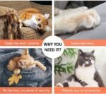 CARLA HOME 140cm Cat Tree for Indoor Cats with Plush Perch, Sisal Scratching Posts & Condo for Kittens & Adult Cats (Beige) - Image 6