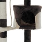 CARLA HOME 140cm Cat Tree for Indoor Cats with Plush Perch, Sisal Scratching Posts & Condo for Kittens & Adult Cats (Beige) - Image 7