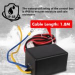 Electric Winch 4500LBS Winch Steel Cable Trailer Towing Remote ATV Winch UTV Winch 4WD - Image 6