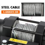 Electric Winch 4500LBS Winch Steel Cable Trailer Towing Remote ATV Winch UTV Winch 4WD - Image 8