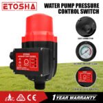 ETOSHA Water Pressure Pump Controller Auto Switch Control Electric BLACK - Image 3