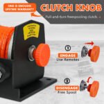 2500LBS Electric Winch Wireless Remote Synthetic Rope Wireless Remote ATV UTV BOAT - Image 5