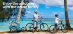Tag-along Kids Bike Trailer Child Bicycle Pram Stroller Children Jogger Blue - Image 6