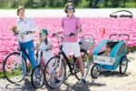 Tag-along Kids Bike Trailer Child Bicycle Pram Stroller Children Jogger Blue - Image 9