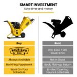 MICHIGAN 7HP 212cc Petrol Wood Chipper, Tree Mulcher - Raptor 1100 - Image 9