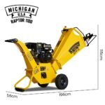 MICHIGAN 7HP 212cc Petrol Wood Chipper, Tree Mulcher - Raptor 1100 - Image 11