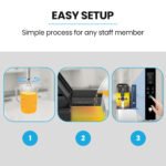 POLYCOOL 3L Single Tank Slushie Machine, Digital Control Slushy Maker - Image 8