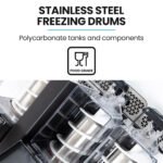 POLYCOOL 9L Triple Tank Slushie Machine, Independent Digital Control Slushy Maker - Image 4
