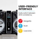POLYCOOL 9L Triple Tank Slushie Machine, Independent Digital Control Slushy Maker - Image 5
