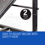 PROFLEX 7in1 Weight Bench Press Multi-Station Home Gym Leg Curl Equipment Set - Image 13