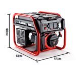 GENPOWER 4.2kW Peak 3kW Rated Generator Single-Phase Petrol - Site Portable - Image 10