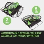 Tag-along Kids Bike Trailer Bicycle Pram Stroller Children Jogger Green - Image 12