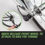 Tag-along Kids Bike Trailer Bicycle Pram Stroller Children Jogger Green - Image 16