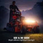 BAUMR-AG 32" Stand-On Zero-Turn Mower, Electric Start, 23hp, 764cc, Hydrostatic Drive, 10 Cut Heights - Image 10