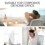 Fortia Ergonomic Office Desk Chair, Coolmesh Fabric, Adjustable Recline, Grey Mesh/White Frame - Image 10