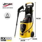 JET-USA RX550 Electric High Pressure Washer 3500PSI, 5 Nozzles, Spin & Wheel Brush, Deck Cleaner, Turbo Head, 10M Hose - Image 13
