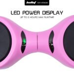 BULLET SX-2500 Hoverboard Scooter, 500W Brushless, UL Certified, AU Compliant, 6.5-inch Off-Road Style Tyres, Superior Self Balancing System, LED Lights, Pink - Image 10