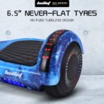 BULLET SX-2000 Hoverboard Scooter, 500W Brushless, Superior Self Balancing System, UL Certified, LED Lights, Blue Galaxy - Image 9
