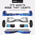 BULLET SX-2000 Hoverboard Scooter, 500W Brushless, Superior Self Balancing System, UL Certified, LED Lights, Blue Galaxy - Image 11
