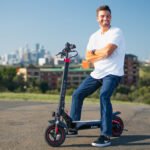 VALK Fusion 7 Electric Scooter, 800W, AU Compliant, with Seat Option, 48V 13Ah Lithium, 50km Range, Quad Shocks, 10 inch Tyres - Image 11