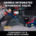 T-REX 3000KG Hydraulic Trolley Floor Jack, High Lift, Dual Pump, Quick Release Handle - Image 10