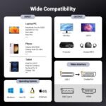 UGREEN 25158 USB-C to DisplayPort 8K Cable 2m - Image 7