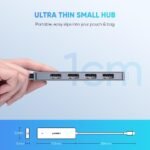UGREEN 4-Port USB3.0 Hub with Micro USB Power Supply 70336 - Image 3