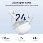 UGREEN 90206 HiTune T3 Active Noise-Cancelling Wireless Earbuds (White) - Image 2