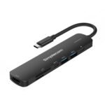 Simplecom CHT570 USB-C SuperSpeed 7-in-1 Multiport Hub Adapter HDMI 2.0 Docking Station - Image 2