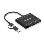 Simplecom DA327 USB 3.0 or USB-C to Dual HDMI Display Adapter for 2x 1080p Extended Screens - Image 2