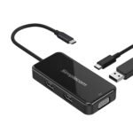 Simplecom DA451 5-in-1 USB-C Multiport Adapter MST Hub with VGA and Dual HDMI - Image 2