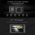 Anytek A78 Car Dash Cam Full HD 1080P Car DVR 170 Degree Wide Angle (24 Hours Parking Monitoring) - Image 2
