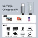 BENFEI 262GY-2P USB 3.0 USB-C to USB-A Adapter (2-pack) - Image 6