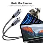 BENFEI 000383GY USB-C to USB-C Cable (4K@120Hz), 100W PD Fast Charging, 10Gbps Data Transfer for I-phone 15/16/17 and Samsung / Google phone 1M - Image 2