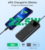 CHOETECH B729 20000mAh Power Bank PD22.5W with Digital Display - Image 7