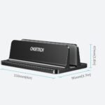 CHOETECH H038-BK Desktop Aluminum Stand With Adjustable Dock Size for Laptops and Tablets - Image 5