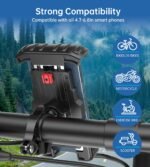 CHOETECH H067-BK Adjustable Mobile Stand for Bicycle (Black) - Image 5