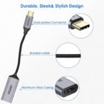 CHOETECH HUB-H21 USB-C to HDMI 4k 60Hz Braided Video Cable Cord Adapter - Image 4