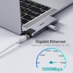 CHOETECH HUB-M24 7-in-2 MacBook Pro/Air USB Adapter USB-C Hub - Image 8